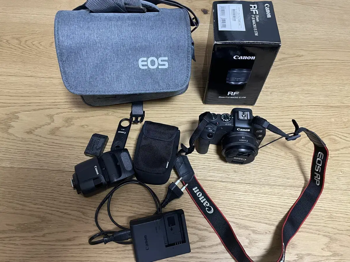 Canon eos rp 카메라 패키지